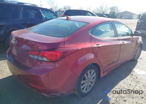 2014 Hyundai Elantra Se z USA, uszkodzony, nr VIN 5NPDH4AE2EH455521